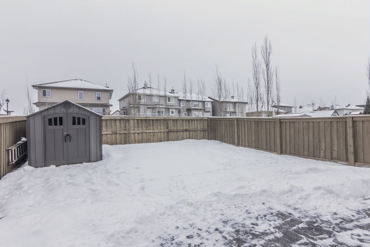 Before: Winter Backyard Sky Replacement