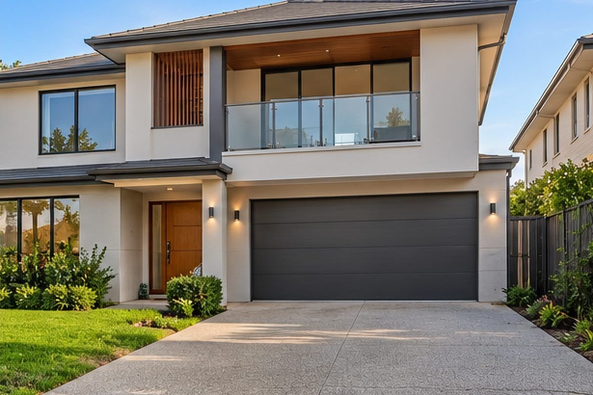 After: Driveway & Exterior Cleanup
